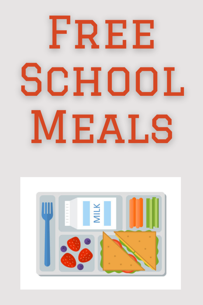 Free School Meals with lunch tray