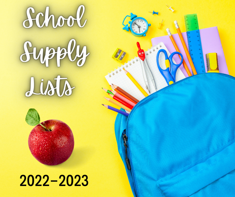 School Supply Lists Available Fort Larned USD 495
