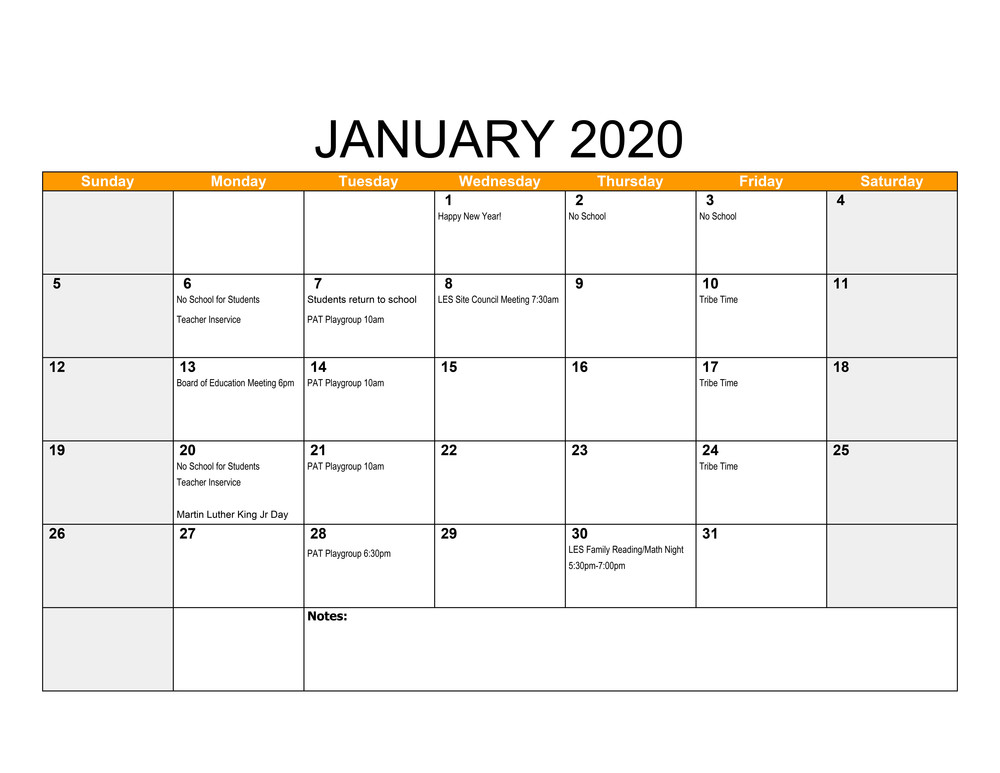 January LES
