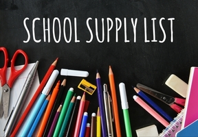 2019-2020 School Supplies